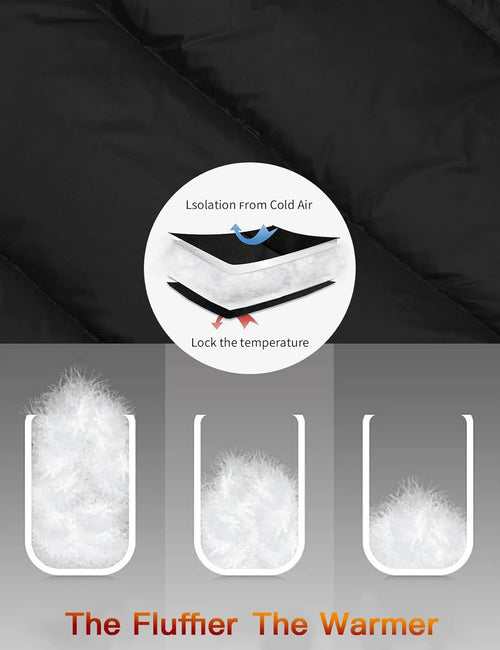 Women's Quilted Cropped Puffer Jacket - Warm Winter Coat 2025